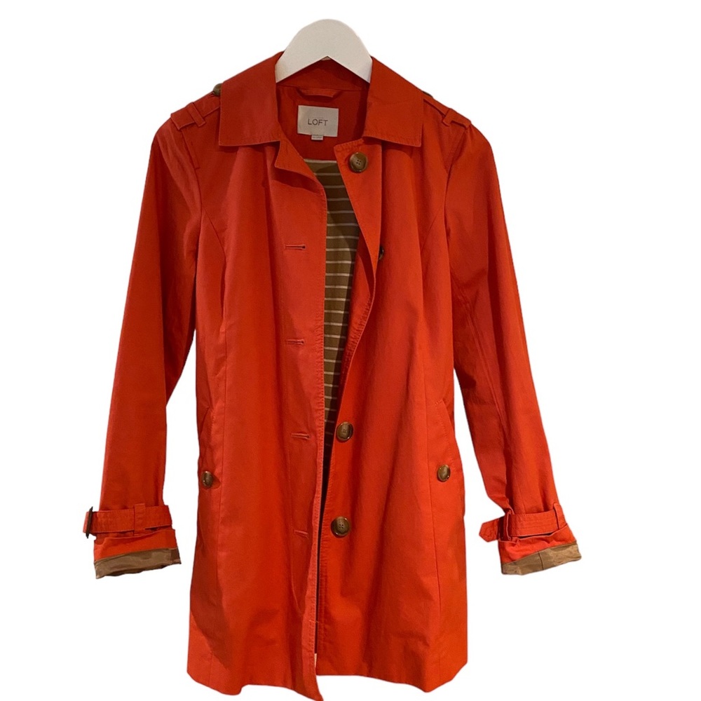 Ann Taylor Loft Trench Coat - XS